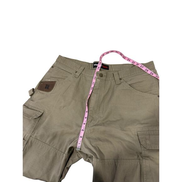 Wrangler RIGGS Workwear Ripstop Ranger Cargo Pant Brown Tan 40X34 - Picture 8 of 9